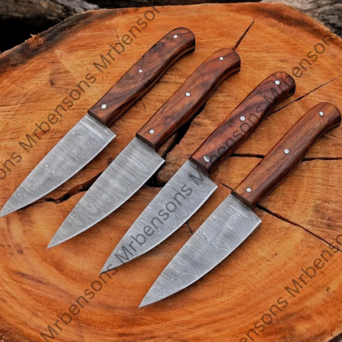 Damascus Steel Steak Knife Set