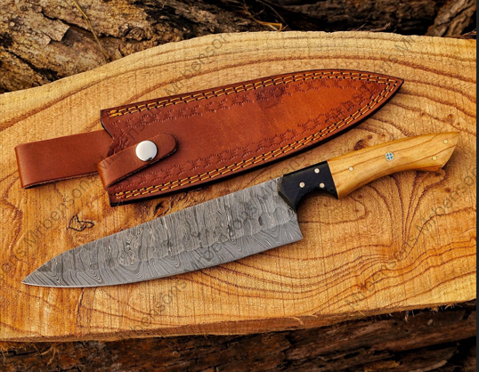 1 Damascus Steel Chef Knife
