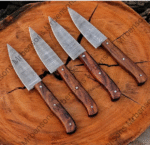 Damascus Steel Steak Knife Set