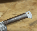 Damascus Steel Serrated Bread Knife