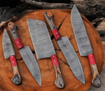 Damascus Steel Chef Knife Set
