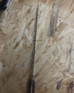 Damascus Steel Serrated Bread Knife