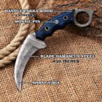 Damascus Steel Karambit Knife