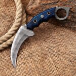 Damascus Steel Karambit Knife