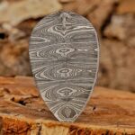 Handmade Damascus Ulu Knife