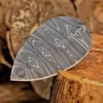 Handmade Damascus Ulu Knife
