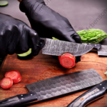 CUSTOM HAND FORGED Damascus Steel Chef's Knives Set